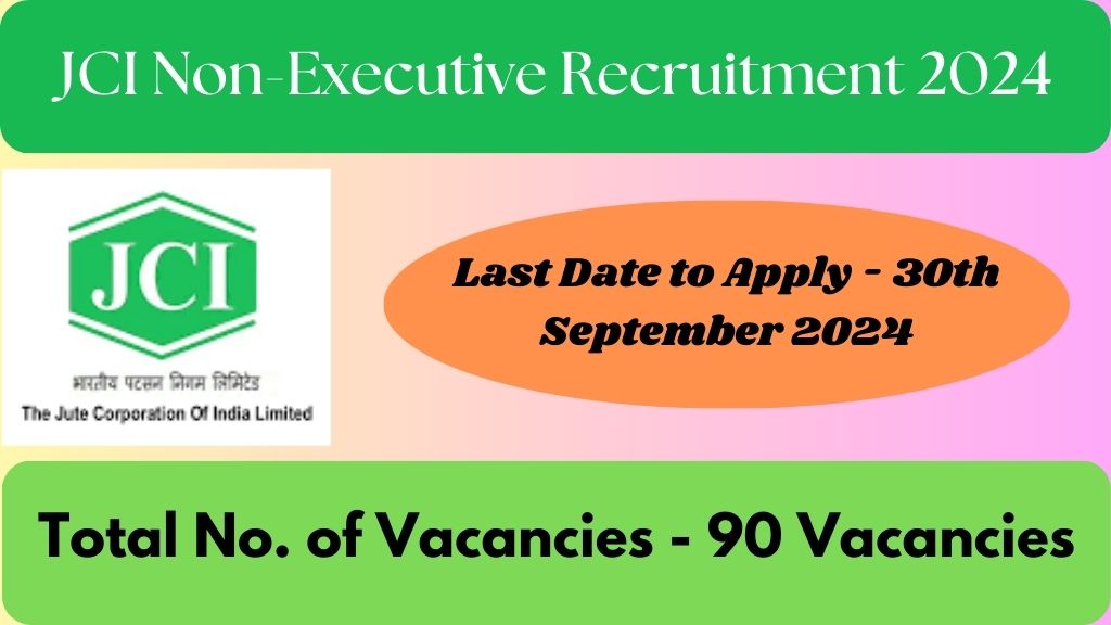 JCI Recruitment 2024, Vacancies, Eligibility, Selection Process